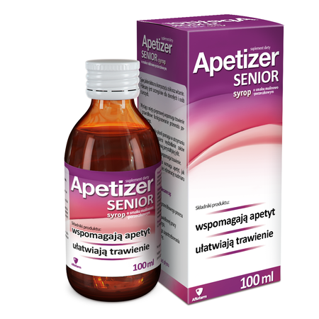 Apetizer Senior, smak malinowo-porzeczkowy apetizer senior malinowo porzeczkowy