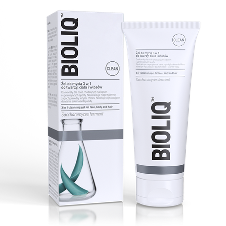 Bioliq Clean  Гель для мытья 3 в 1 для лица, тела и волос Bioliq Clean Żel do mycia 3w1 do twarzy, ciała i włosów