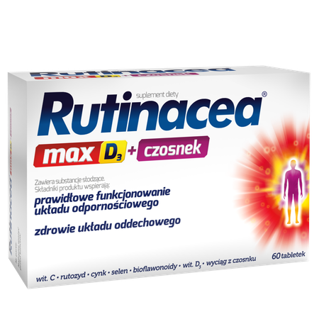 Rutinacea Max D3 + чеснок Zdjęcie główne
