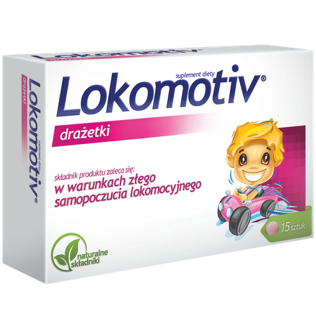 Lokomotiv drażetki, 15 szt. opakowanie