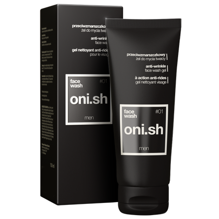 Oni.sh anti-wrinkle face wash gel for men Oni.sh-pzreciwzmarszczkowy-żel-do-mycia-twarzy-dla-mężczyzn-5906071005447-www