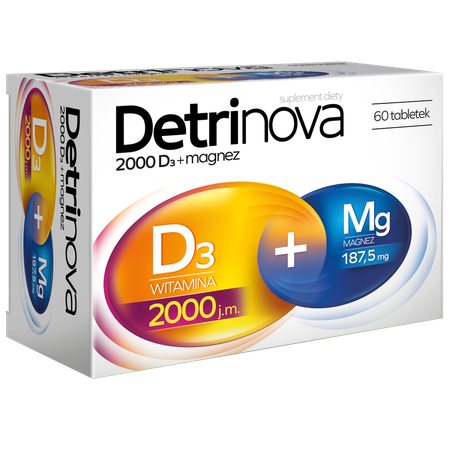Detrinova 2000 D3 + magnesium Detrinova 2000 D3 + magnez