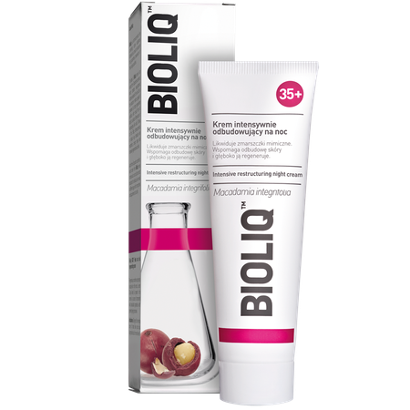 Bioliq 35+ Intensive restructuring night cream Bioliq 35+ Krem intensywnie odbudowujący na noc
