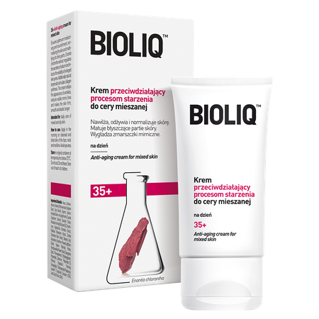 Bioliq 35+ Антивозрастной крем для смешанной кожи Bioliq 35+ Krem przeciwdziałający procesom starzenia do cery mieszanej
