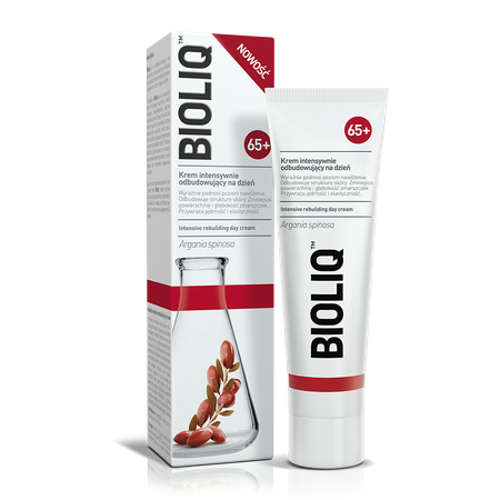 Bioliq 65+ Intensive rebuilding day cream Bioliq 65+ Krem intensywnie odbudowujący na dzień