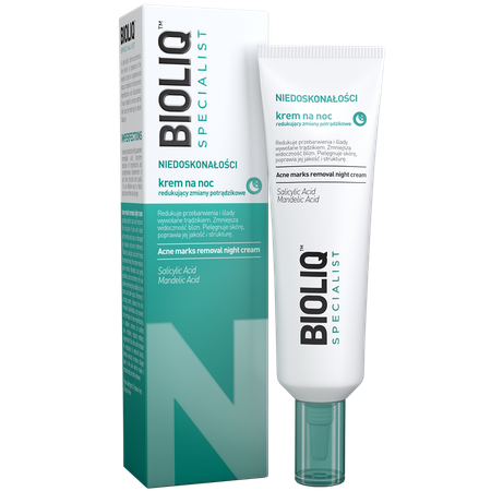 Bioliq Specialist Acne marks removal night cream Bioliq Specialist krem na noc redukujący zmiany potrądzikowe