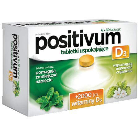 Positivum D3 tabletki uspokajające positivum D3