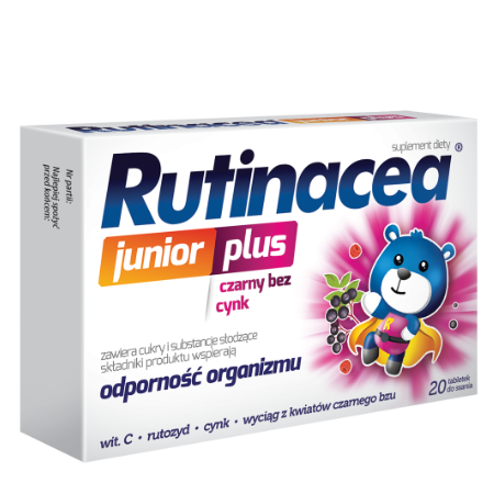 Rutinacea Junior Plus, tabletki do ssania opakowanie
