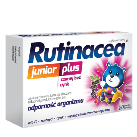 Rutinacea Junior Plus, lozenges opakowanie