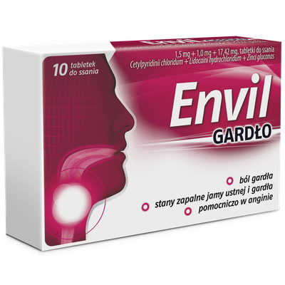 Envil throat, lozenges