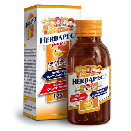 Herbapect junior с банановым вкусом herbapect junior bananowy